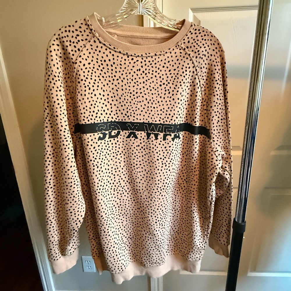 White Fox Boutique collab with Sarah’s Day oversized sweatshirt